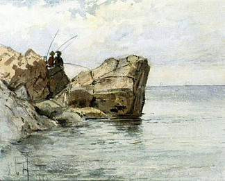年轻渔民 Young Fishermen (1882)，施尔德·哈森