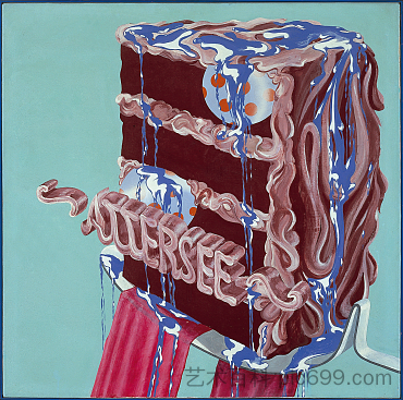 蛋糕配食物球和食物蓝色 Cake With Food Balls And Food Blue (1967)，克里斯蒂安·阿特西