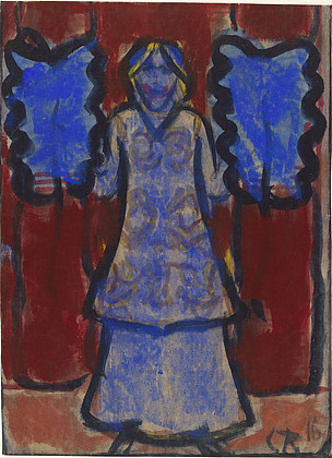 蓝扇舞者 Blue Fan Dancer (1916)，克里斯蒂安·罗夫斯