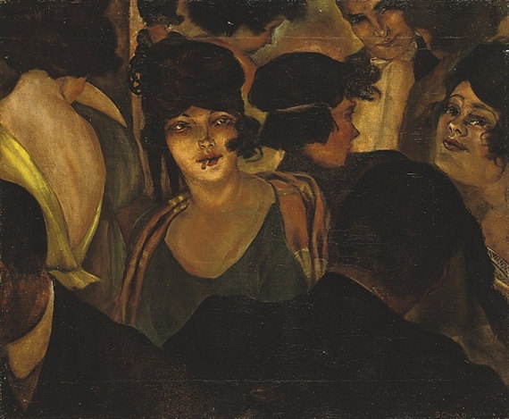 意大利咖啡厅 Café d'Italia (1921)，克里斯提安·查得