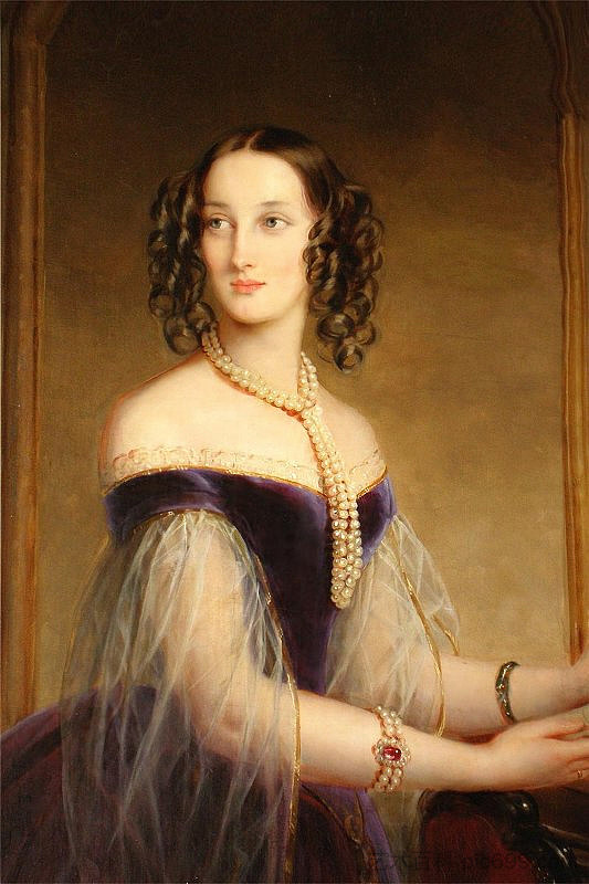 玛丽亚·尼古拉耶夫娜，洛伊希滕贝格公爵夫人 Maria Nicolaevna, Duchess of Leuchtenberg (c.1845; Russian Federation  )，克里斯蒂安那·罗伯特森