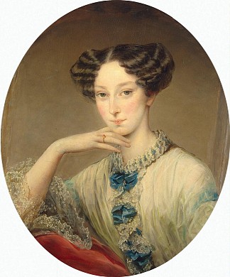 玛丽亚·亚历山德罗夫娜大公夫人的肖像 Portrait of Grand Duchess Maria Alexandrovna，克里斯蒂安那·罗伯特森