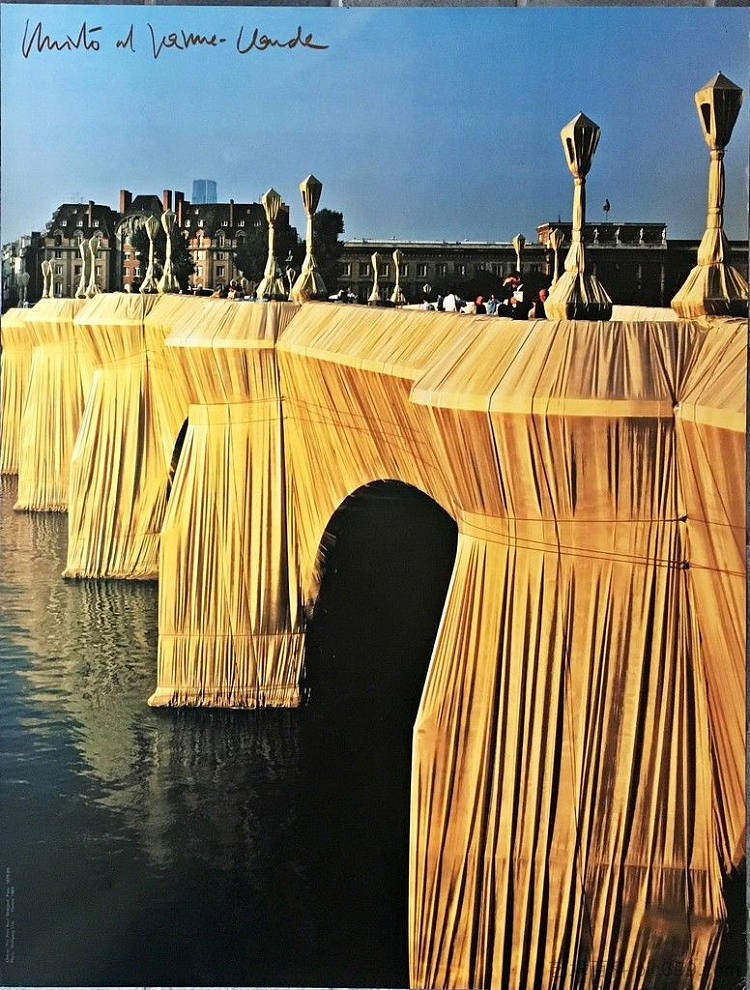 新桥（巴黎） Pont Neuf (Paris) (1975 - 1985)，克里斯托和珍妮-克劳德