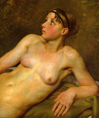 裸体研究 Nude Study (1811)，克里斯托弗·威廉·埃克斯贝尔