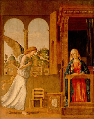 天使报喜 The Annunciation (1495; Italy                     )，西玛·达·科内利亚诺