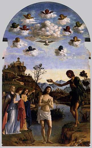基督的洗礼 The Baptism of Christ (c.1493; Italy                     )，西玛·达·科内利亚诺