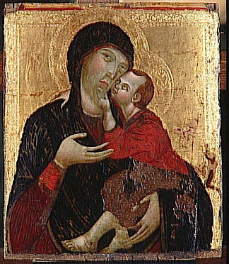 处女与圣婴 Virgin and Child，契马布埃