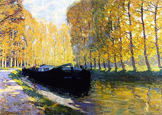 杜洛恩运河 Canal du Loing (1908)，克拉伦斯·加格诺
