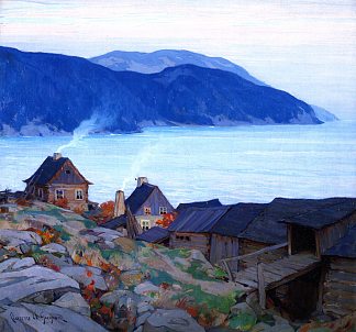 北岸的夜晚 Evening on the North Shore (1924)，克拉伦斯·加格诺