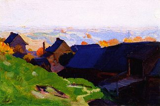 农庄，拜圣保罗 Farmstead, Baie-Saint-Paul (1924)，克拉伦斯·加格诺