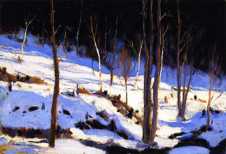 在空地上，沙勒沃瓦 In the Clearing, Charlevoix (1915)，克拉伦斯·加格诺