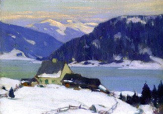 沙勒沃瓦湖 Lac de Charlevoix (1921)，克拉伦斯·加格诺