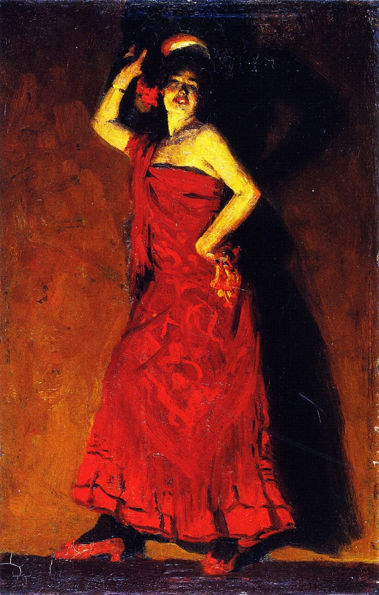 西班牙舞者 Spanish Dancer (1906)，克拉伦斯·加格诺