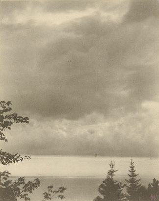 云， 缅因州 Clouds, Maine (1921)，克拉伦斯·怀特