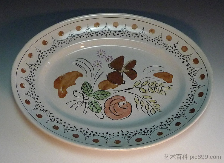 邓肯格兰特板块 Duncan Grant Plate，克拉丽斯·克里夫