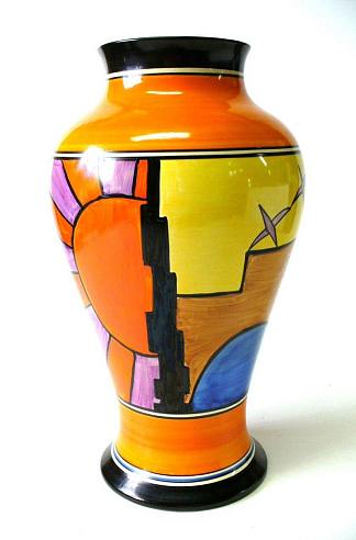 阳光花瓶 Sunray Vase (1929)，克拉丽斯·克里夫