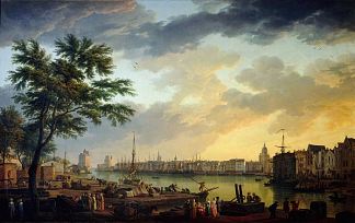 拉罗谢尔港 Le port de La Rochelle (1762)，克洛德·约瑟夫·韦尔内