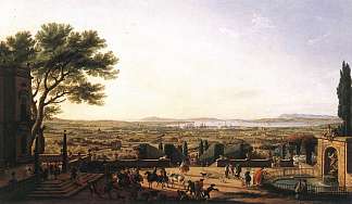 土伦镇和港口 the Town and Harbour of Toulon (1756)，克洛德·约瑟夫·韦尔内