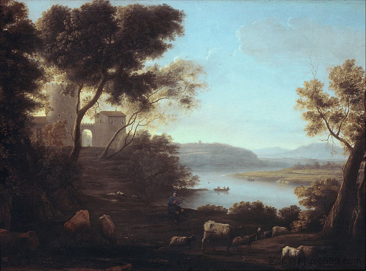 罗马坎帕尼亚 The Roman Campagna (1639; Italy  )，克劳德·洛兰