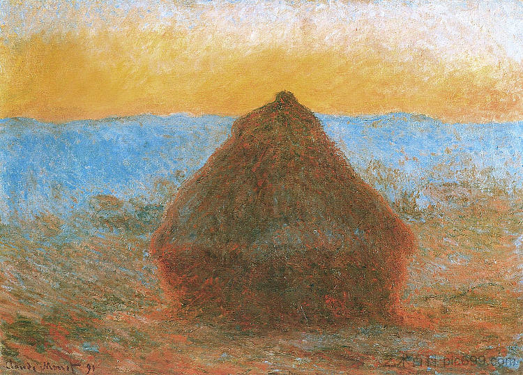 Grainstack Grainstack (1891; Giverny,France ),克劳德·莫奈
