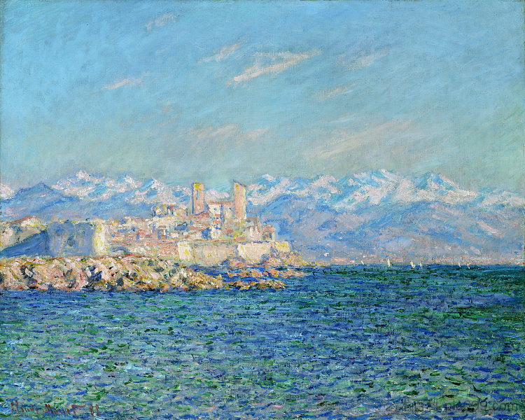 Antibes, Afternoon Effect Antibes, Afternoon Effect (1888)，克劳德·莫奈