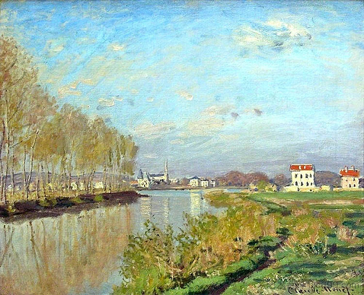 阿让特伊，塞纳河 Argenteuil, The Seine (1872)，克劳德·莫奈