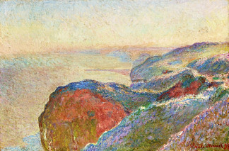 早晨，在迪耶普附近的圣尼古拉谷 At Val Saint-Nicolas near Dieppe, Morning (1897)，克劳德·莫奈