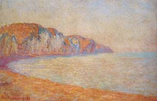 Cliff at Pourville in the Morning Cliff at Pourville in the Morning (1897)，克劳德·莫奈