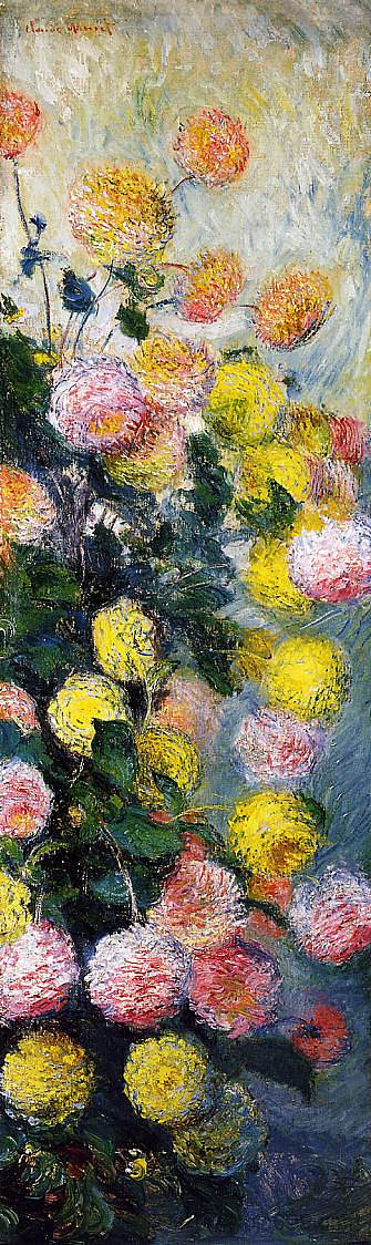 大丽花 2 Dahlias 2 (1883),克劳德·莫奈