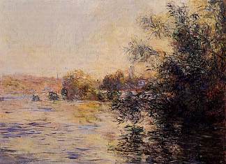 塞纳河的晚间效应 Evening Effect of the Seine (1881)，克劳德·莫奈