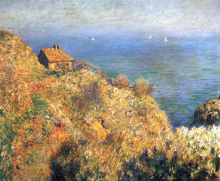 瓦伦日维尔渔人之家 Fisherman's House at Varengeville (1882),克劳德·莫奈