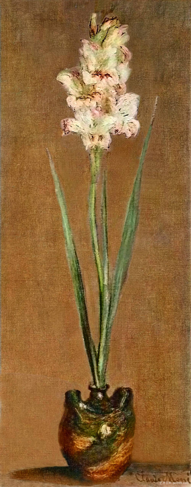 剑兰 Gladiolus (1881)，克劳德·莫奈
