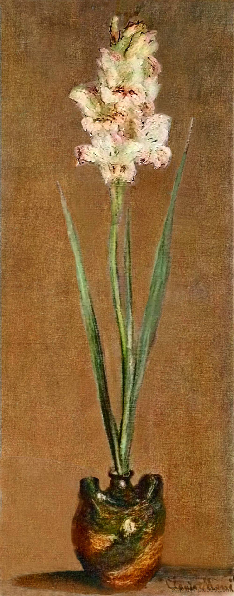 剑兰 Gladiolus (1881)，克劳德·莫奈