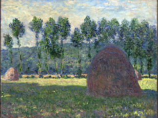 Giverny的干草堆 Haystack at Giverny (1885)，克劳德·莫奈