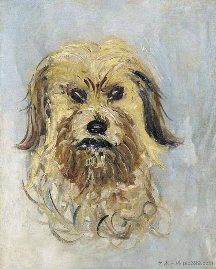 狗头 Head of the Dog (1882)，克劳德·莫奈