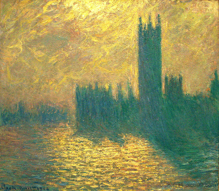 国会大厦 Houses of Parliament (1904),克劳德·莫奈
