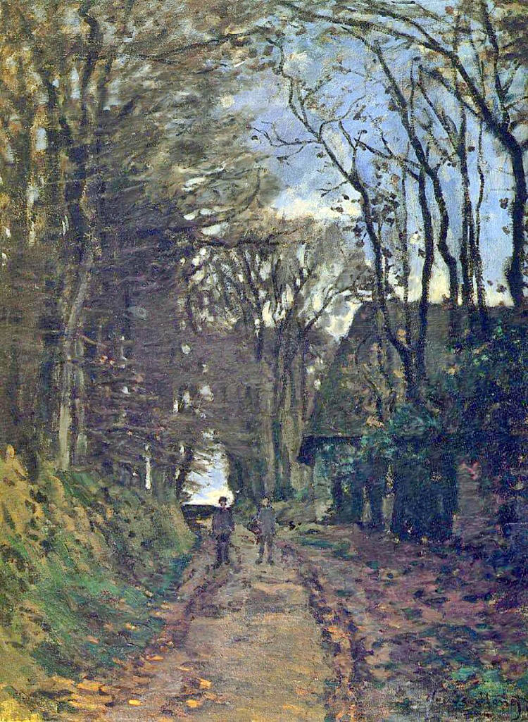 诺曼底的莱恩 Lane in Normandy (1868),克劳德·莫奈