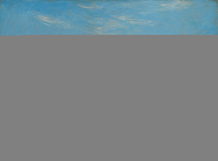 普维尔的退潮 02 Low Tide at Pourville 02 (1882)，克劳德·莫奈