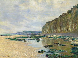 瓦伦日维尔的退潮 Low Tide at Varengeville (1882)，克劳德·莫奈