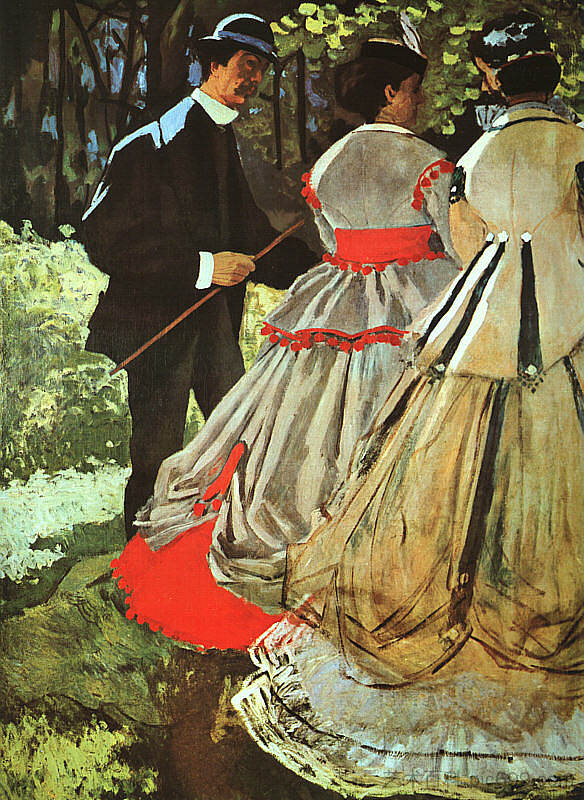 草地上的午餐 Lunch on the Grass (1865),克劳德·莫奈