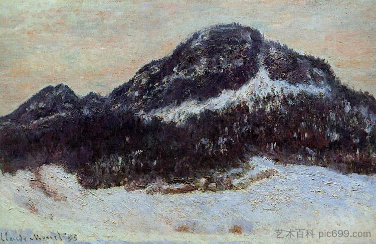 科尔萨斯山 2 Mount Kolsaas 2 (1895),克劳德·莫奈