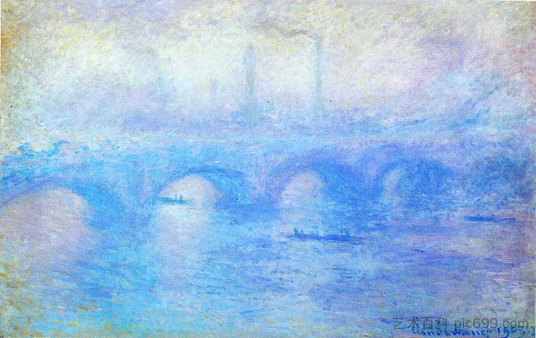 魂断蓝桥 Waterloo Bridge (1903)，克劳德·莫奈