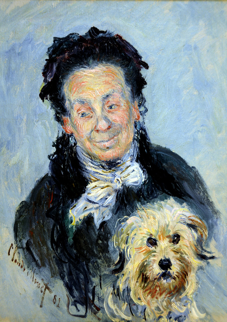 尤金妮·格拉夫（保罗夫人）的肖像 Portrait of Eugenie Graff (Madame Paul) (1882)，克劳德·莫奈