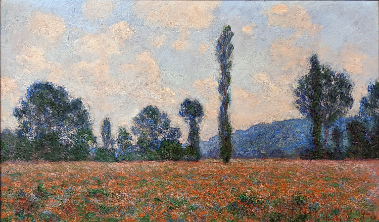 吉维尼的罂粟田 Poppy Field in Giverny 03 (1890; Giverny,France  )，克劳德·莫奈