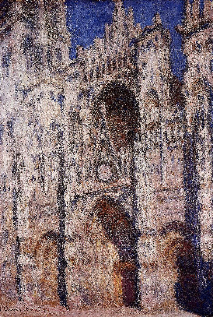 鲁昂大教堂 01 Rouen Cathedral 01 (1894)，克劳德·莫奈