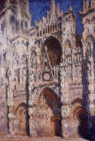 鲁昂大教堂 01 Rouen Cathedral 01 (1894)，克劳德·莫奈