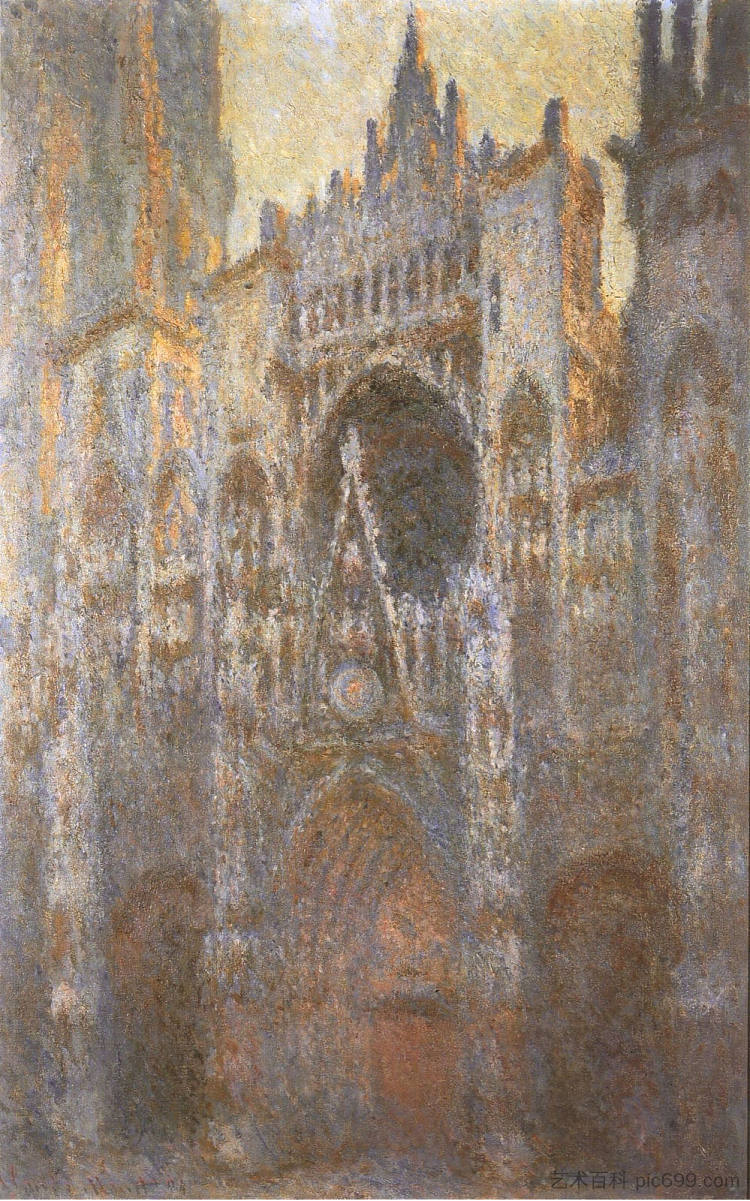 鲁昂大教堂 02 Rouen Cathedral 02 (1894)，克劳德·莫奈