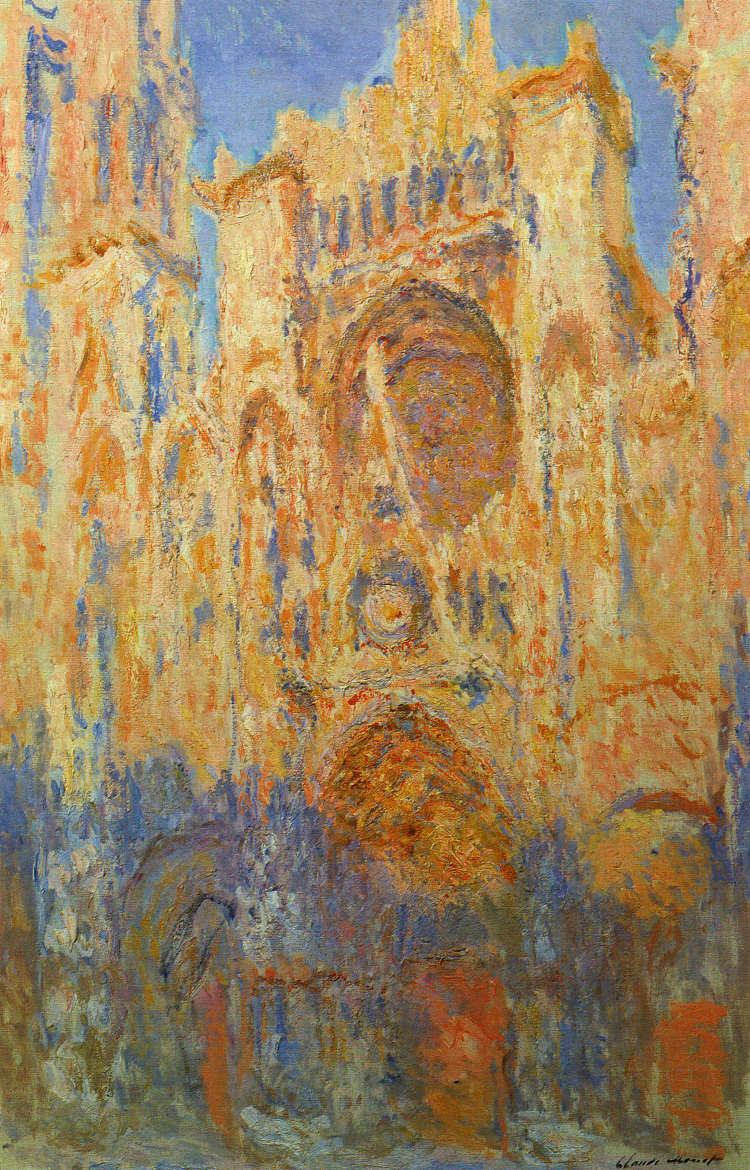 鲁昂大教堂 Rouen Cathedral (1892 - 1893)，克劳德·莫奈
