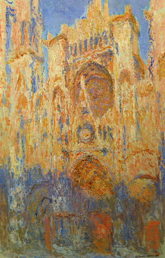 鲁昂大教堂 Rouen Cathedral (1892 – 1893)，克劳德·莫奈