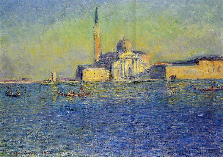 圣乔治少校 San Giorgio Maggiore (1908)，克劳德·莫奈